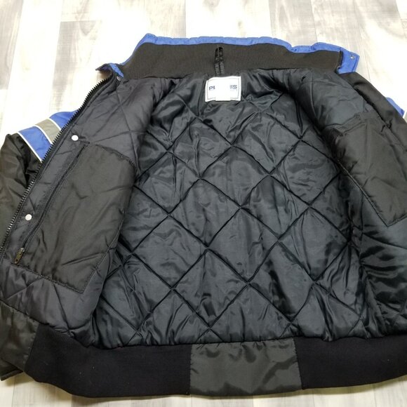 ✅VTG Polaris Snowmobile Bomber Jacket Men's LARGE Quilted lining Union Made USA - Picture 3 of 10